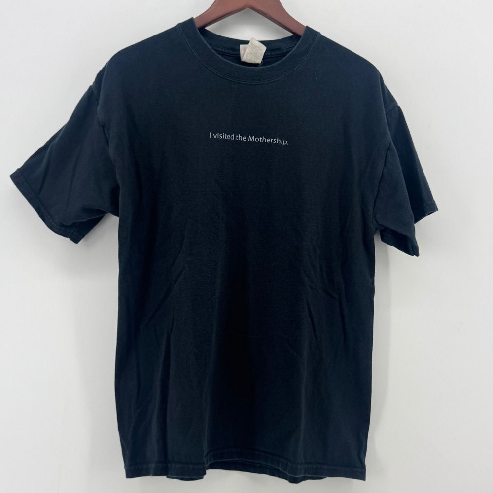 Apple‎ I Visited The Mothership Vintage Hanes Beefy T-Shirt Black Large L Tech